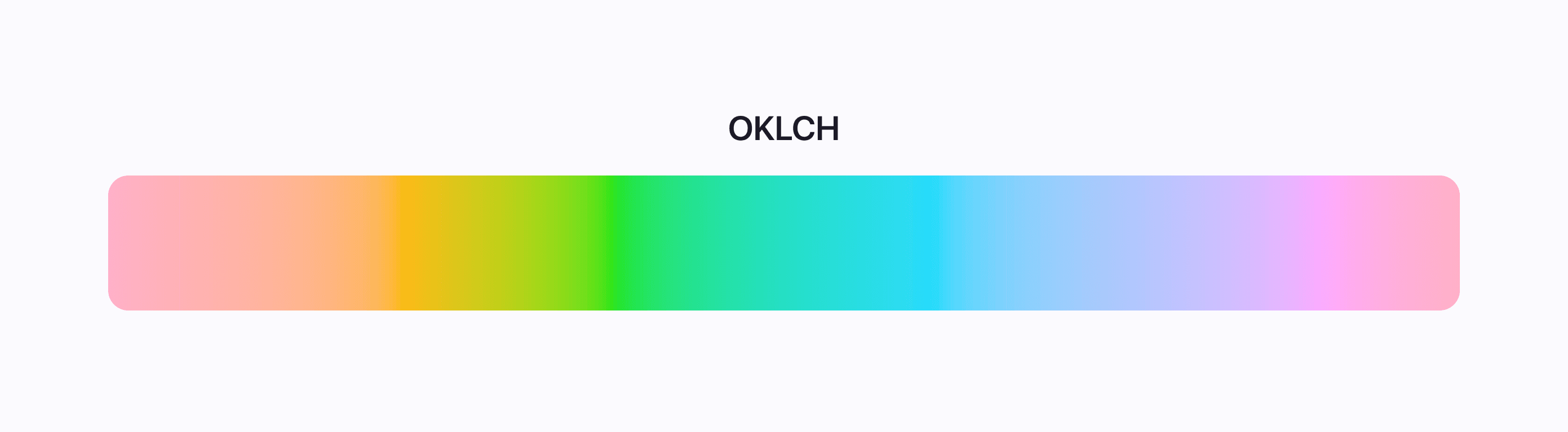 OKLCH hues with same lightness and chroma